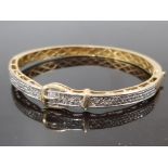 GOLD PLATED DIAMOND SET BANGLE