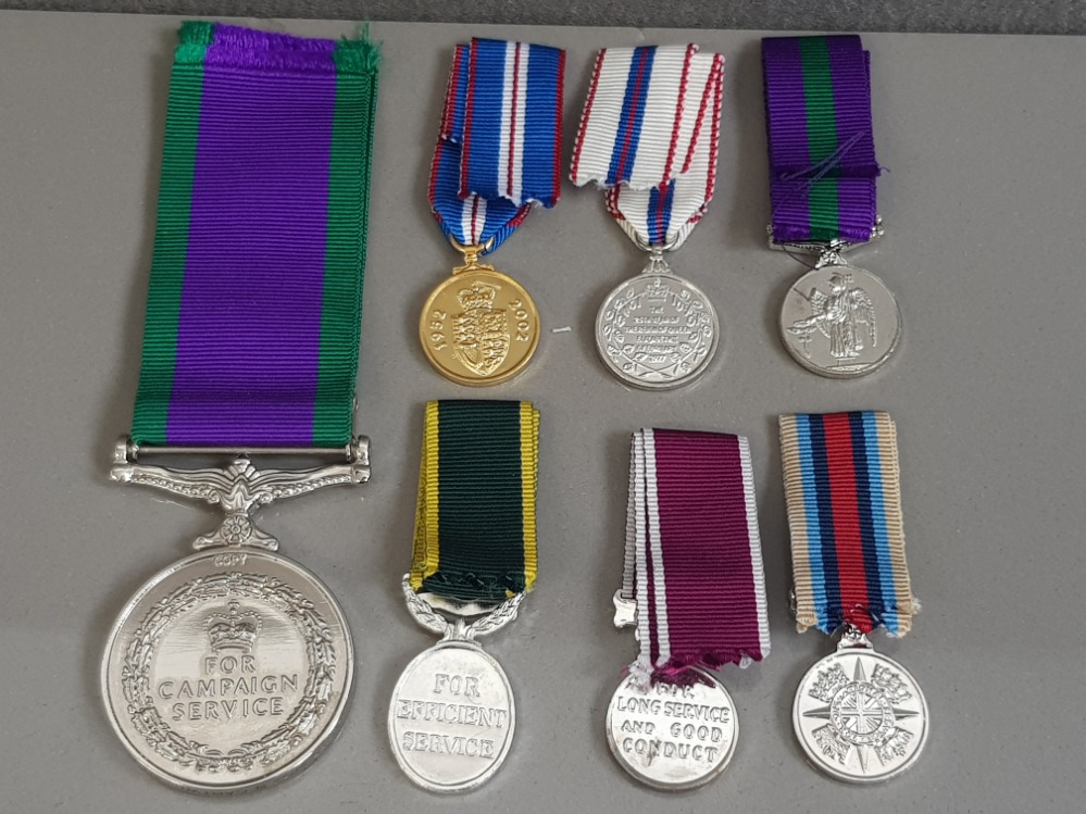 CAMPAIGN SERVICE MEDAL, CLASP NORTHERN IRELAND AWARDED TO 23944755 W.O.2 B.CARTWRIGHT R.SIGS- - Image 2 of 2