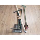 GARDEN TOOLS TO INCLUDE SHOVEL SPADE SHEARS VERGE CUTTER BY ATCC