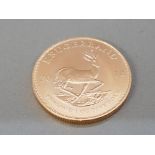 COIN 22CT GOLD 2014 1OZ KRUGERRAND COIN