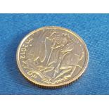 22CT GOLD 2012 GEORGE AND THE DRAGON SOVEREIGN COIN