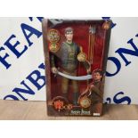 A ROBIN HOOD TALKING POSEABLE BOXED FIGURINE BY VIVID IMAGINATION