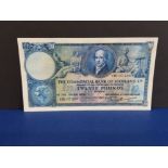 BANKNOTES THE COMMERCIAL BANK OF SCOTLAND LTD £20 DATED 2.1.1947 SERIES 13D 03266 FINE BUT LOOKS