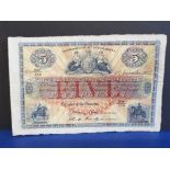 BANKNOTES THE UNION BANK OF SCOTLAND LTD £5 DATED 1.11.1935 SERIES C528/178 SOME INK ON REVERSE