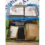 2 BOXES OF MISCELLANEOUS PICTURE FRAMES