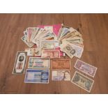 BANK WORLD SELECTION OF OVER 200 NOTES IN MIXED CIRCULATED GRADES