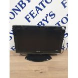 SHARP AQUOS 20INCH TV NO REMOTE