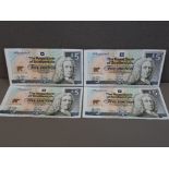 THE ROYAL BANK OF SCOTLAND 2005 5 POUNDS BANKNOTES, JACK NICHOLAUS COMMEMORATIVE, CONSECUTIVE