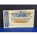 BANKNOTES THE ROYAL BANK OF SCOTLAND £20 DATED 2.3.1959 SERIES G18778-5452 GOOD FINE