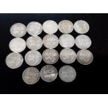 EIGHTEEN 3 PENCE COINS 1911 1912 X3 1913 1914 1916 X5 1917 1918 X5 1919 24.8G