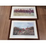 A COLOUR PRINT AFTER CECIL ALDIN THE GRAND NATIONAL - VALETINES AND ANOTHER AFTER HAYWOOD HARDY