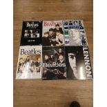 COLLECTION OF BEATLES CALENDARS 5 SEALED AND 1 INCLUDING THE SESSIONS LET IT BE