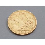 22CT GOLD 1903 FULL SOVEREIGN COIN