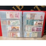 100 PLUS WORLD BANKNOTES MAINLY UNCIRCULATED TO INCLUDE INDONESIA