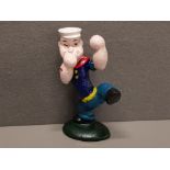 CAST METAL POPEYE FIGURE, HEIGHT 14.5CM