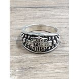 HARLEY DAVIDSON MOTORCYCLES HEAVY 925 FINGER RING