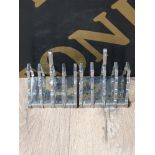 TWO OLDE HALL STAINLESS STEEL TOAST RACKS