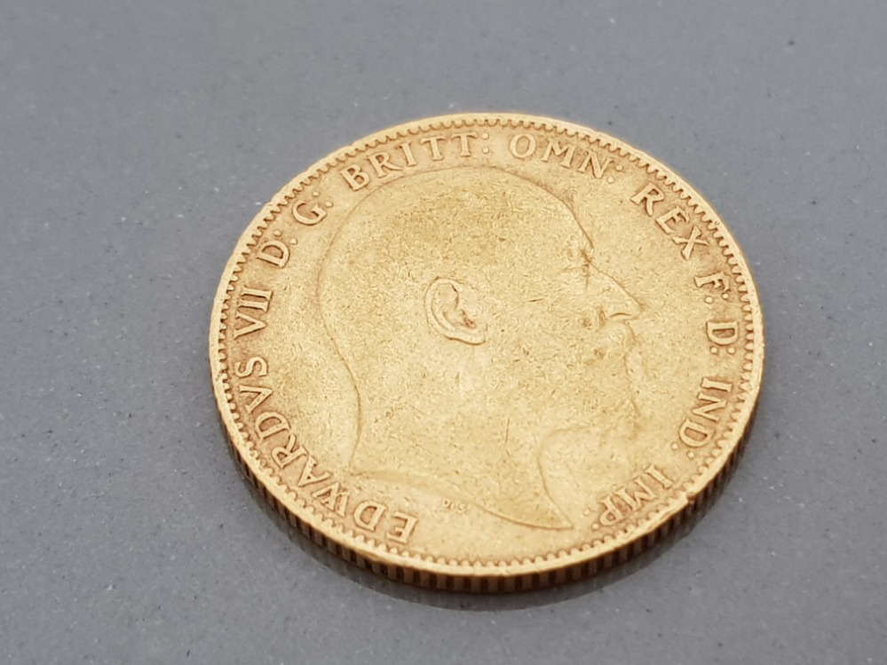 22CT GOLD 1903 FULL SOVEREIGN COIN - Image 3 of 3