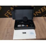 A TONOR CONDENSER MICROPHONE WITH TRIPOD BOXED AND NEVER USED