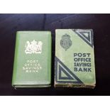 A POST OFFICE SAVINGS MONEY BANK IN ORIGINAL BOX NO KEY