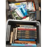 2 BOXES CONTAINING A VERY LARGE AMOUNT OF RAILWAY BOOKS