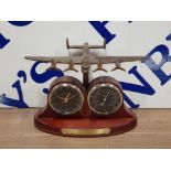 70TH ANNIVERSARY AVRO LANCASTER CLOCK AND BAROMETER 1942