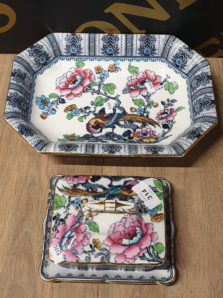 LOSOL WARE SERVING PLATE AND SARDINE DISH