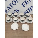 18 PIECES OF MIDWINTER STYLECRAFT TONGA CUPS AND SAUCERS