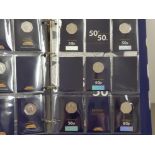 SET OF 10 UK ROYAL MINT 2019 50P COIN SET, ALL DIFFERENT INCLUDING KEW GARDENS ALL UNCIRCULATED IN