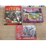 2 BOXED WARGAMES INCLUDES SHARPES ATTACK AND BATTLES BY AIRFIX ALSO INCLUDING BATTLE MASTERS