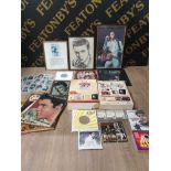 ELVIS PRESLEY LPS DEAGOSTINI ALMOST FULL COLLECTION OF ELVIS FUN FACTS FROM 1978 AMONG OTHER ELVIS