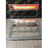 4 SHOP DISPLAY RACKS FOR DISPLAYING REMOVABLE TATTOOS