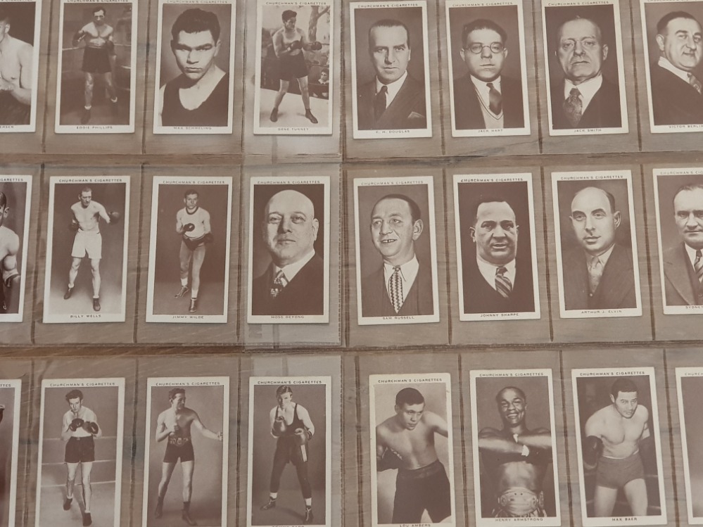 SET OF 50 1938 CHURCHMAN CIGARETTE CARDS OF BOXING PERSONALITIES, IN EXCELLENT CONDITION - Image 2 of 3