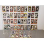 SET OF 50 CARRERAS CIGARETTE CARDS, 1938 FILM FAVOURITES, MOSTLY IN GOOD CONDITION