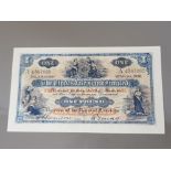 CLYDESDALE BANK 1 POUND BANKNOTE DATED 11-6-1930 SERIES A4387083, PICK 189A, CLEANED AND PRESSED,