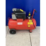 AIR COMPRESSOR 50L RECIEVER MODEL D10-50 230-250X IN GOOD CONDITION