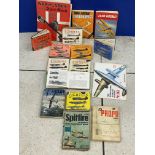 AIRCRAFT BOOK COLLECTION MOSTLY WORKS WAR II (16 IN TOTAL)