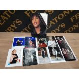 WHITNEY HOUSTON BODYGUARD PRESS PACK AND 10 KYLIE MINOGUE ORIGINAL PRESS PHOTOS