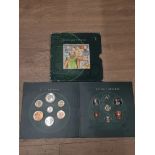 ROYAL MINT PENNIES SET £SD REVERSE AND DECIMAL REVERSE B/UNC