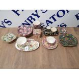 ROYAL WINTON DISHES AND TEAWARE TO INCLUDE CHEADLE VICTORIAN AND FLORENCE PATTERN ETC