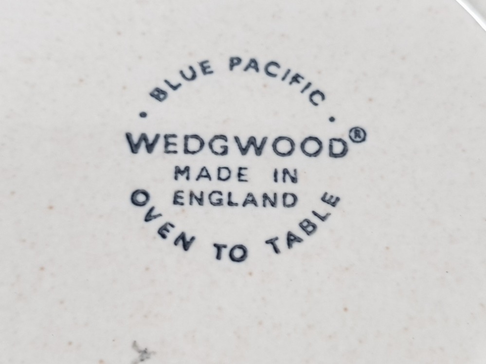 4 PIECES OF WEDGWOOD BLUE PACIFIC TO INCLUDE TEAPOT ETC - Image 2 of 2