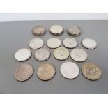 COINS USA KENNEDY SILVER HALF DOLLAR COINS 1964(10) 1965 1966(2) 1968(4)