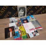 COLLECTION OF CLIFF RICHARD MEMORABILIA TO INCLUDE CONCERT PROGRAMMES, CHRISTMAS CARDS, FAN MADE