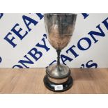 A GEORGE V SILVER TROPHY CUP BY JAMES DIXON AND SONS SHEFFIELD 1911 NEWCASTLE HIGH SCHOOL SPORTS