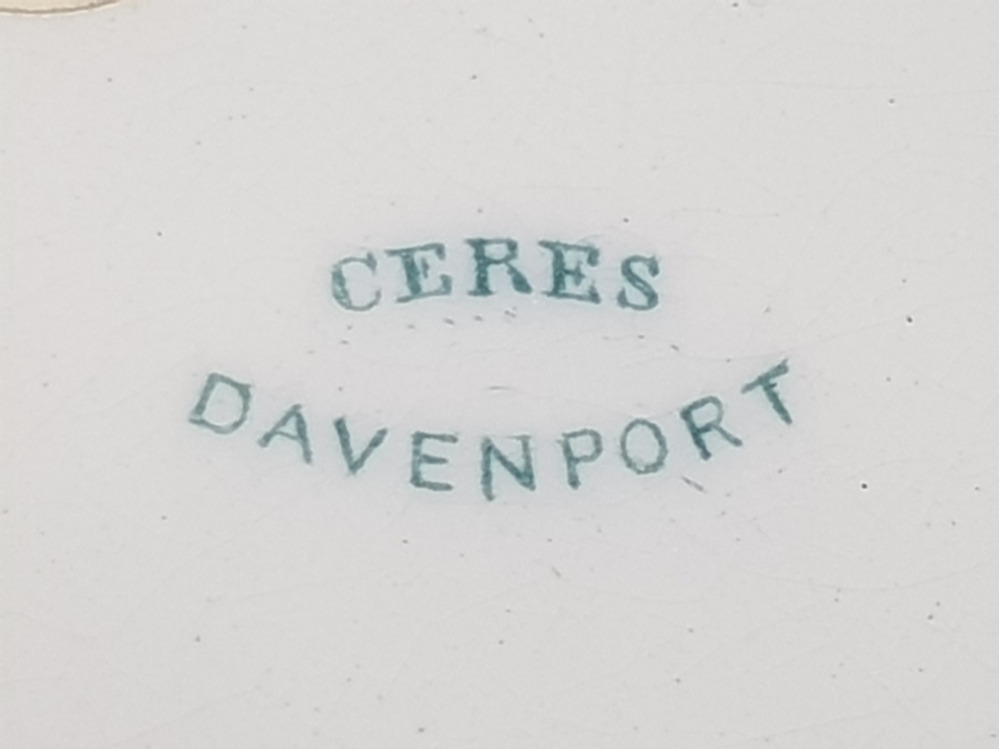 3 1856 ANTIQUE DAVENPORT PLATES IN THE CERES PATTERN - Image 2 of 4