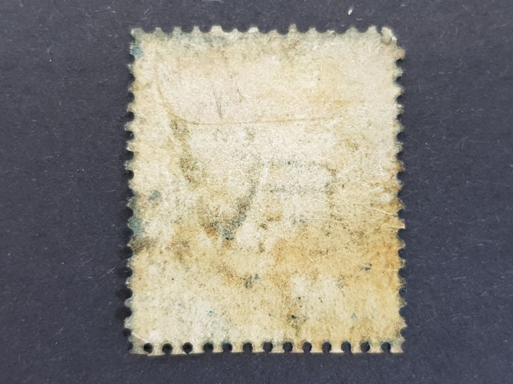 1858 TWO PENCE STAMP, 2D BLUE PLATE 8 WATERMARK INVERTED, USED EXAMPLE WITH ROYAL PHILATELIC SOCIETY - Image 2 of 3