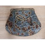 VINTAGE STYLE BEADED HANDBAG