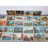 SET OF 50 CIGARETTE TRADE CARDS DISCOVERIES AND ADVENTURES BY LEAF CARDS IN NICE CONDITION