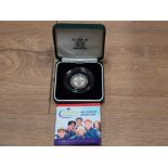 1907-2007 ROYAL MINT SCOUTS PROOF SILVER 50 PENCE PIECE COMPLETE WITH ORIGINAL BOXES