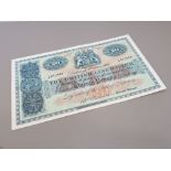 BANKNOTES BRITISH LINEN BANK £20 NOTE DATED 4/4/1962 SERIES 1/5 04-444